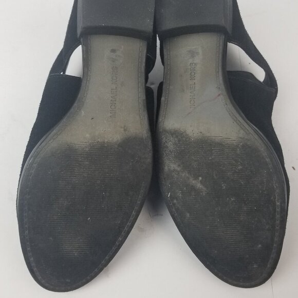 Michael Kors Mercer Black Suede Women's Bootie Sz 8 - Picture 5 of 11